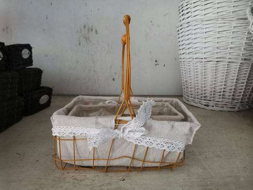 铁艺提手篮方型 商品图0