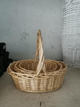 柳编提手大椭圆蓝