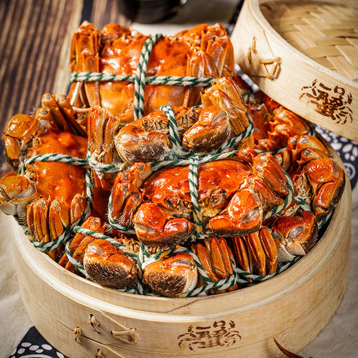 新孟河 | 5两公蟹/3.5两母蟹 5对10只装 鲜活大闸蟹礼盒 顺丰包邮
