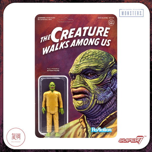 现货 Super7 Creature Walks Among Us 环球怪物复古挂卡 商品图4