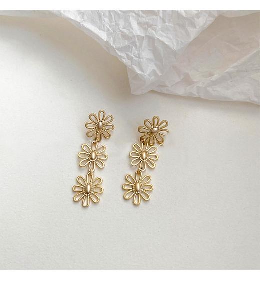 搭配利器丨轮廓花瓣耳环高级感耳饰#PA2160 商品图4