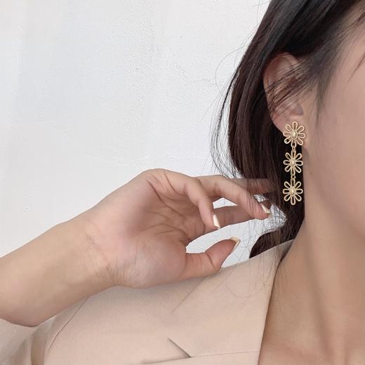 搭配利器丨轮廓花瓣耳环高级感耳饰#PA2160 商品图0