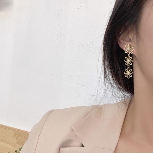 搭配利器丨轮廓花瓣耳环高级感耳饰#PA2160 商品图3
