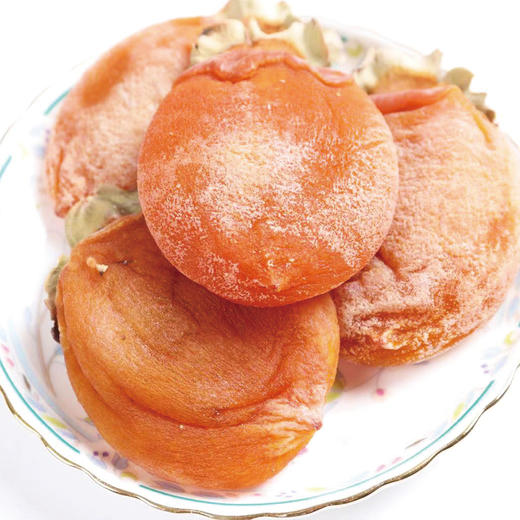 陕西富平特产流心柿饼 传统工艺制作 肉多霜厚