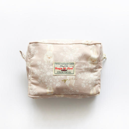 HUJI祤集Motley收纳包插画雪花小兔 商品图1