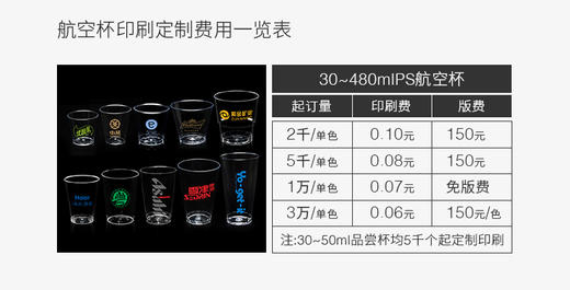 喇叭花一次性杯子航空杯印刷logo企业广告杯定制1000只起订 商品图0