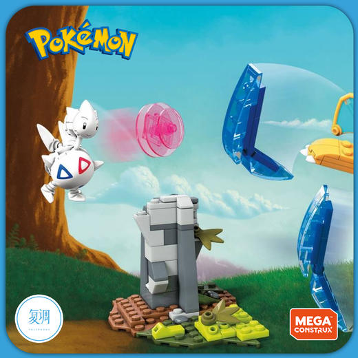 美泰 宝可梦 快龙与波可基古挑战套装 拼装玩具 商品图5