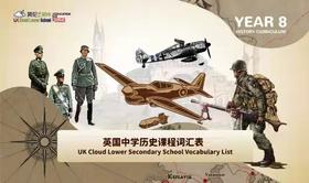 【电子版】英国中学历史词汇表-Year8
