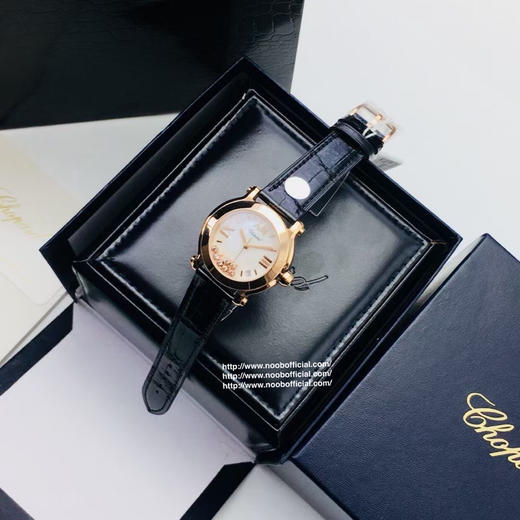 YF萧bang快乐钻系列278492-9001腕表，尺寸36 mm，原装ETA-955.112，进口美洲鳄鱼皮，石英机芯，透底，皮表带，女士腕表 商品图8