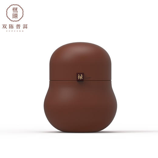 2021年新春礼品茶福禄双喜2010年班章金芽生茶+2006年班章金芽熟茶+宜兴紫砂罐 商品图5