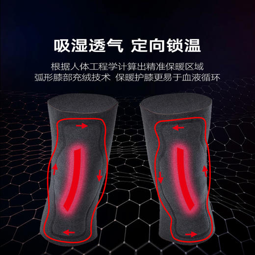 【保暖鹅绒 无痕舒适】2020全新升级自发热羽绒护膝 零触感 符合人体工程学 商品图2