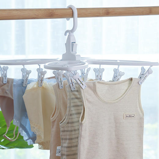 多功能衣架（24夹蝴蝶款） 商品图0