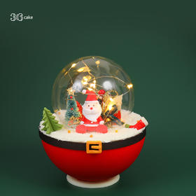 【双旦季】圣诞宝可梦·草莓白巧慕斯，可选1.5磅（深圳/广州均可配送)