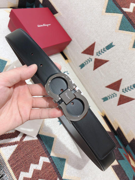 SF菲拉格慕-枪色窄扣-平纹牛皮 商品图3