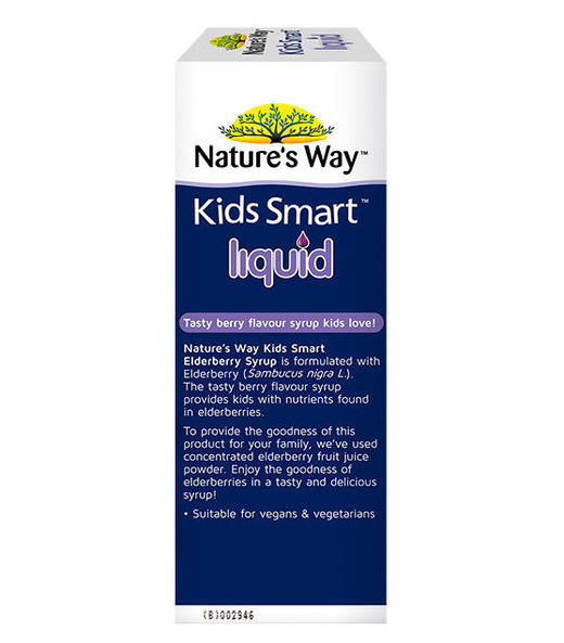 澳大利亚KidsSmart佳思敏鱼接骨木莓风味糖浆120ml 商品图2