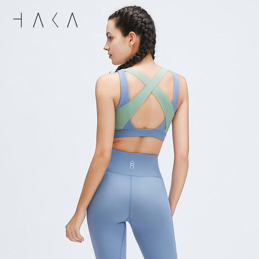 HAKAKOWAEBraTop女士塑形美背含胸墊健身瑜伽服(201121BL) 商品图1