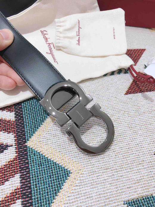 SF菲拉格慕-枪色窄扣-平纹牛皮 商品图0