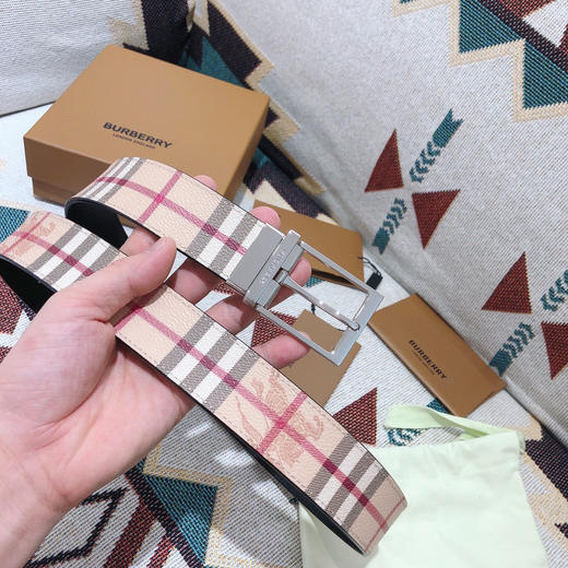 BBR巴宝莉-红色格纹-银扣 商品图7