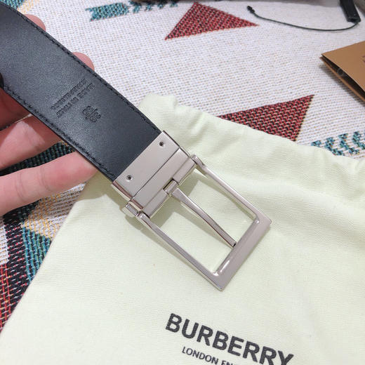 BBR巴宝莉-经典格纹-银扣 商品图4