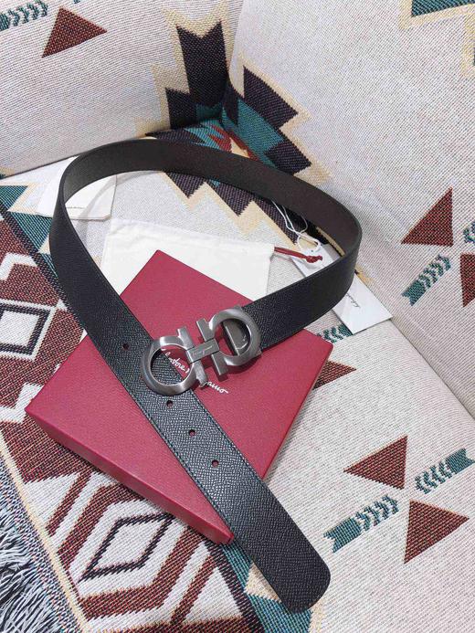 SF菲拉格慕-枪色扣-掌纹牛皮 商品图6