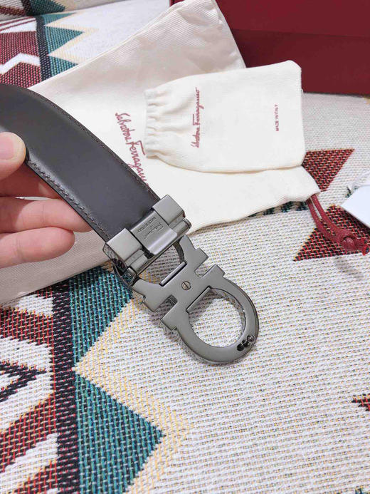SF菲拉格慕-枪色窄扣-平纹牛皮 商品图4