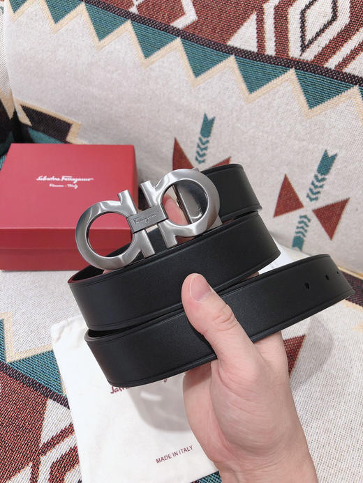 SF菲拉格慕-枪色扣-两侧压纹 商品图1