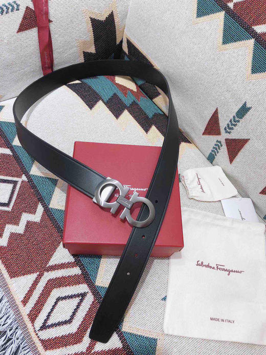 SF菲拉格慕-枪色扣-两侧压纹 商品图5