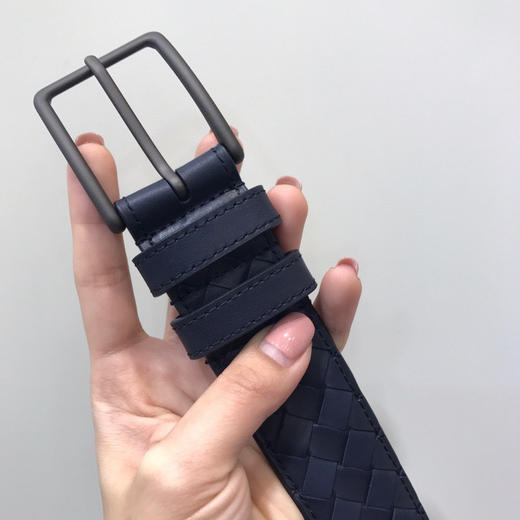 BV-蓝色编织-牛皮腰带 商品图5