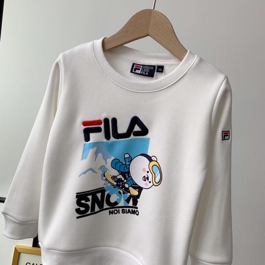 点此购买 斐乐儿童加绒圆领卫衣 熊喵168723 商品图7