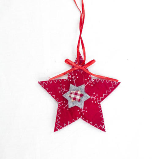 布艺装饰（红色星星） 商品图0