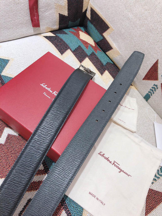 SF菲拉格慕-枪色拼接扣-水波纹 商品图7