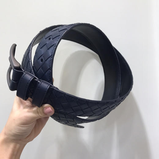 BV-蓝色编织-牛皮腰带 商品图4