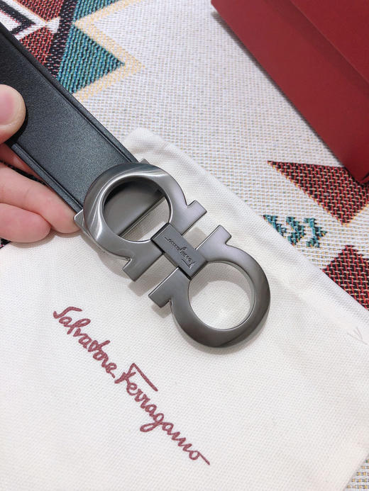 SF菲拉格慕-枪色扣-两侧压纹 商品图0