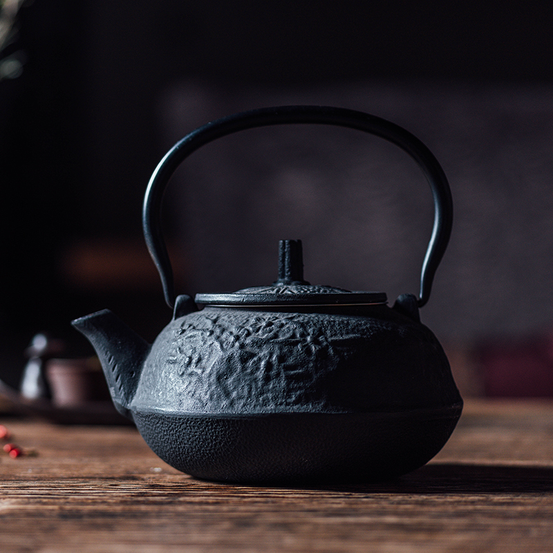 恒福 铸铁茶壶 烧水煮茶老铁壶 D 1.0L