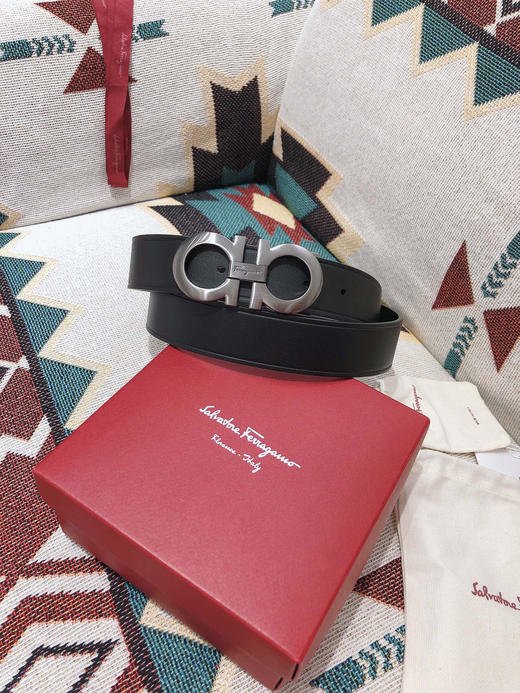 SF菲拉格慕-枪色扣-两侧压纹 商品图2