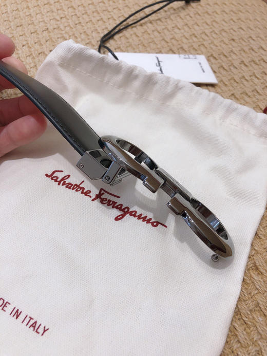 SF菲拉格慕-枪色扣-平纹+树膏皮 商品图6