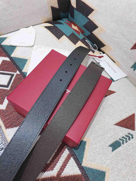 SF菲拉格慕-枪色扣-掌纹牛皮 商品图7