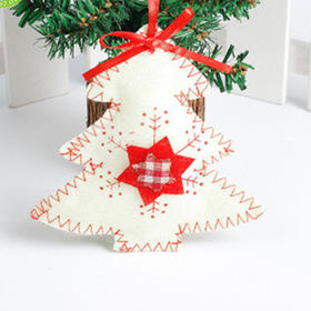 布艺装饰（白色圣诞树）