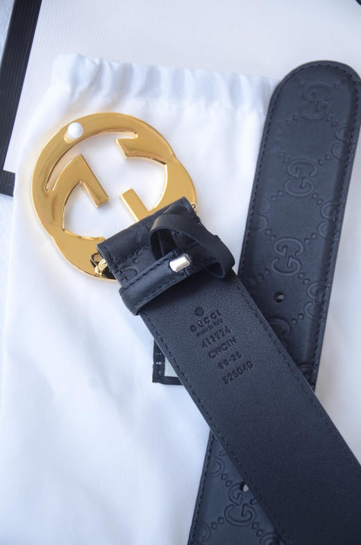 GG压花金扣男士腰带 商品图6