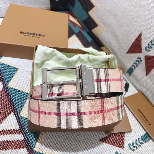 BBR巴宝莉-红色格纹-银扣 商品图2