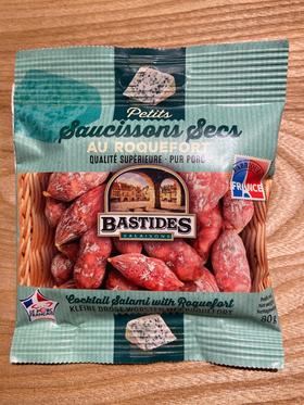 Bastides Snacking Balls Dry Saucissons with Roquefort cheese 80g 百思达蓝纹干酪小香肠 80克