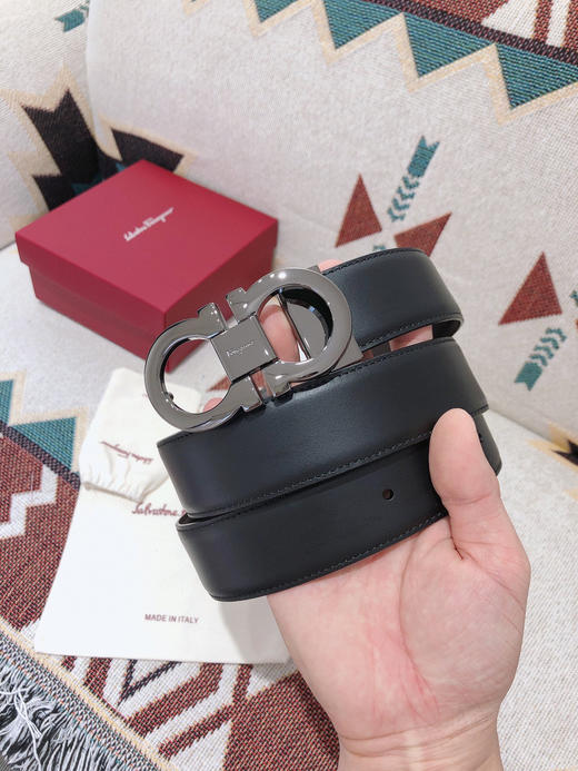 SF菲拉格慕-枪色窄扣-平纹牛皮 商品图1