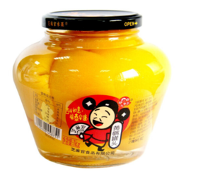【8.9元/瓶】芝麻官黄桃罐头1kg(0202114)