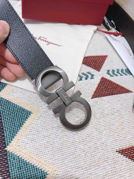 SF菲拉格慕-枪色扣-掌纹牛皮 商品图0