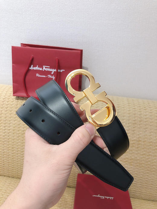 SF菲拉格慕-金色扣-平纹+树膏皮 商品图1