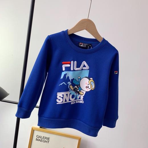 点此购买 斐乐儿童加绒圆领卫衣 熊喵168723 商品图5