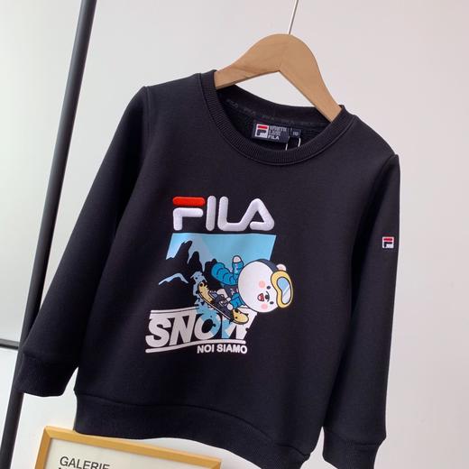 点此购买 斐乐儿童加绒圆领卫衣 熊喵168723 商品图8