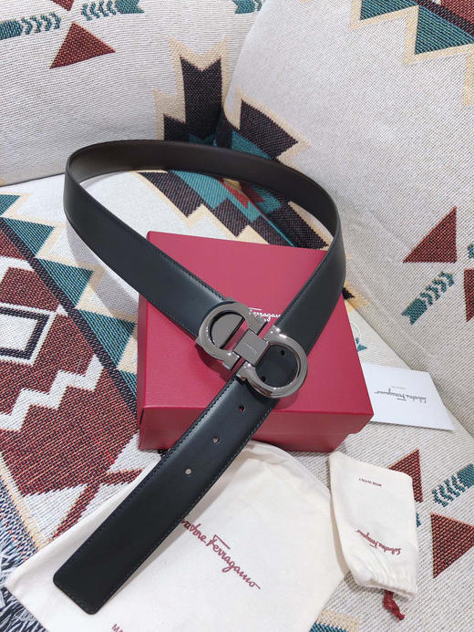 SF菲拉格慕-枪色窄扣-平纹牛皮 商品图6