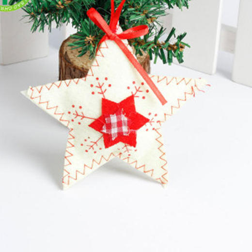 布艺装饰（白色星星） 商品图0