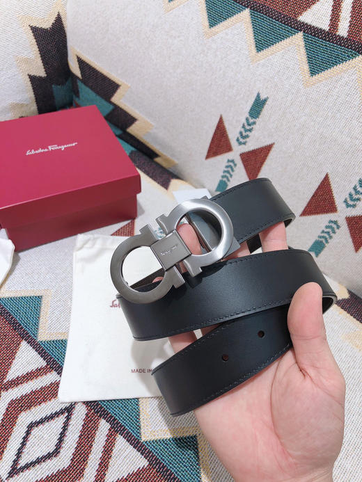 SF菲拉格慕-枪色窄扣-平纹牛皮 商品图7